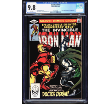 IRON MAN #150 CGC 9.8 WHITE DR DOOM BATTLE COVER #452385008