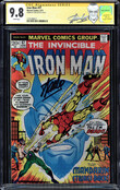IRON MAN #57 CGC 9.8 W SS CHECK OUT THIS SIGNATURE & COVER !! #1191296017