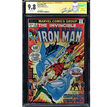 IRON MAN #57 CGC 9.8 W SS CHECK OUT THIS SIGNATURE & COVER !! #1191296017