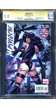 Psylocke #1 CGC 9.8 White RARE HTF SS 1st Printing CGC #1315190014