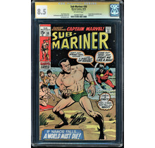 SUB-MARINER #30 CGC 8.5 SS STAN LEE HIGHEST GRADED SS COPY #0248377029