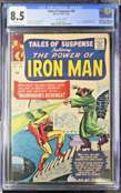 TALES OF SUSPENSE #54 CGC 8.5 UK VARIANT SINGLE HIGHEST GRADED #4500807012