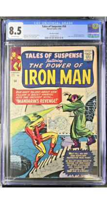 TALES OF SUSPENSE #54 CGC 8.5 UK VARIANT SINGLE HIGHEST GRADED #4500807012
