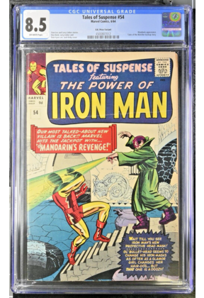 TALES OF SUSPENSE #54 CGC 8.5 UK VARIANT SINGLE HIGHEST GRADED #4500807012