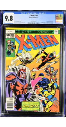 X-MEN #104 CGC 9.8 WHITE PAGES CGC #4510724016