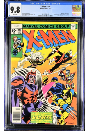 X-MEN #104 CGC 9.8 WHITE PAGES CGC #4510724016