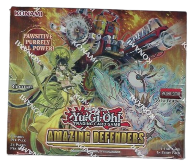 YUGIOH AMAZING DEFENDERS BOOSTER BOX