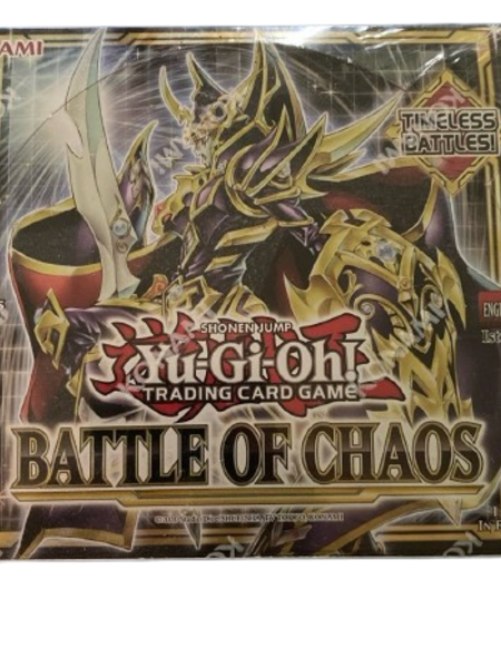 遊戯王OCG BATTLE OF CHAOS YuGiOh BATTLE OF CHAOS BOOSTER BOX (24 PACKS) FACTORY SEALED
