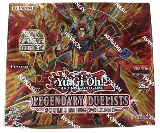YUGIOH LEGENDARY DUELISTS: SOULBURNING VOLCANO BOX