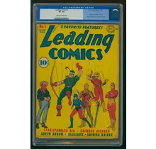LEADING COMICS #1 CGC 8.0 1ST GREEN ARROW COVER !! 2nd EVER APP !! #0056461017