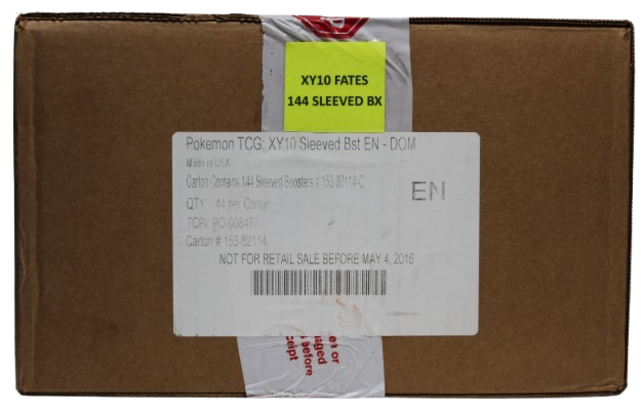 XY10 FATES COLLIDE ~ POKEMON SLEEVED BOOSTER CASE