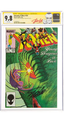 UNCANNY X-MEN #181 CGC 9.8 WHITE SS 2X's STAN LEE, CHRIS CLAREMONT #1434000022