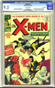 X-MEN #1 CGC 9.2 OW UK VARIANT RARE SINGLE HIGHEST GRADED CGC #0092909001