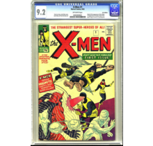 X-MEN #1 CGC 9.2 OW UK VARIANT RARE SINGLE HIGHEST GRADED CGC #0092909001