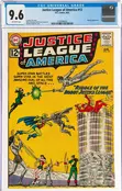 JUSTICE LEAGUE OF AMERICA #13 CGC 9.6 2ND HIGHEST only 1 copy higher #1259396002