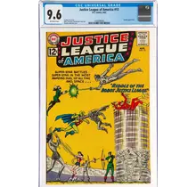 JUSTICE LEAGUE OF AMERICA #13 CGC 9.6 2ND HIGHEST only 1 copy higher #1259396002