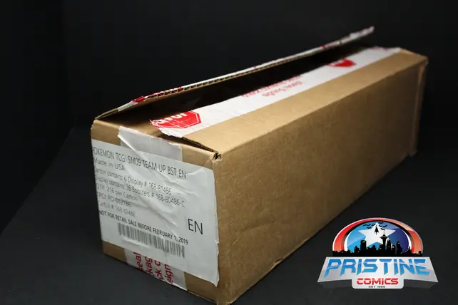 POKEMON TEAM UP BOOSTER CASE 1/2 OPENED 6 BOX CASE