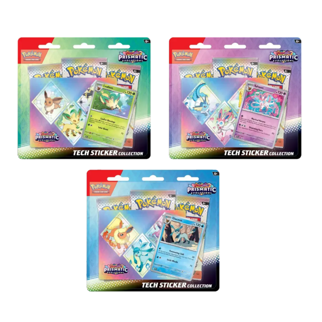 PRISMATIC EVOLUTIONS  TECH STICKER CASE (36 PACKS)