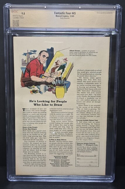 CGC FANTASTIC FOUR #45 9.8 W ROCKY MOUNTAIN PEDIGREE 1208877001