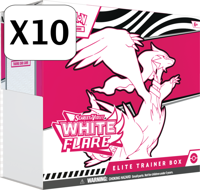 POKEMON WHITE FLARE ~ POKEMON ETB CASE