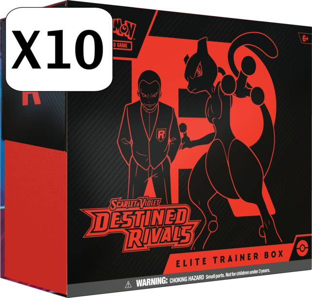 DESTINED RIVALS ~ POKEMON ETB CASE