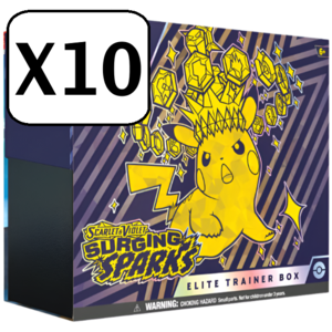surging sparks booster box and etb Pokémon TCG: Surging Sparks Elite Trainer Box – One more! main image 0