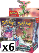 SV05 SCARLET AND VIOLET  TEMPORAL FORCES (6) BOOSTER BOX CASE (2024)