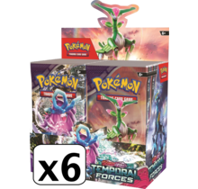 SV05 SCARLET AND VIOLET  TEMPORAL FORCES (6) BOOSTER BOX CASE (2024)