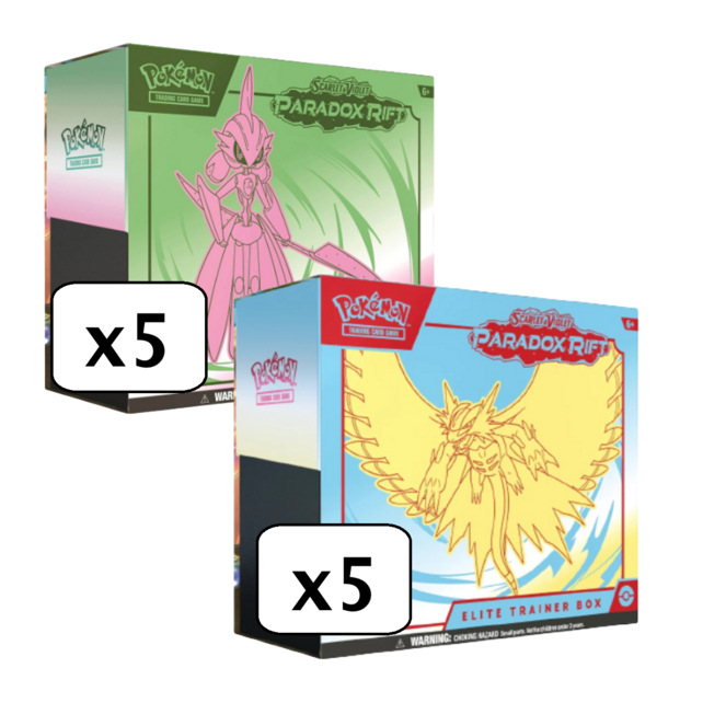 SV04 SCARLET AND VIOLET PARADOX RIFT ETB 10 BOX CASE (2023)