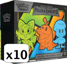 SV02 SCARLET AND VIOLET PALDEA EVOLVED ELITE TRAINER BOX ETB CASE (2023)