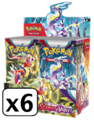 SV01 SCARLET AND VIOLET BASE (6) BOOSTER BOX  CASE (2023)