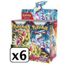 SV01 SCARLET AND VIOLET BASE (6) BOOSTER BOX  CASE (2023)