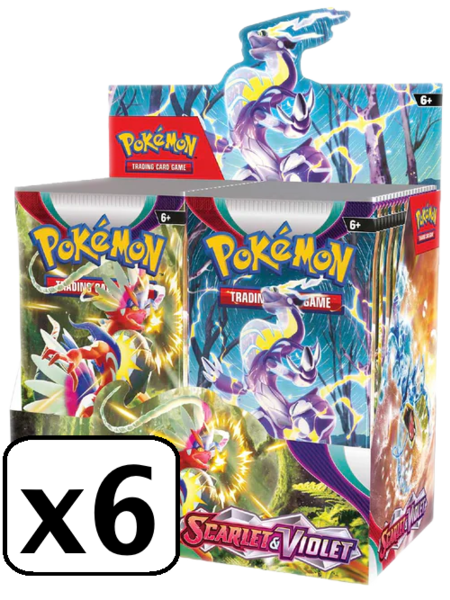 scarlet violet base booster box case Pokemon TCG main image 0