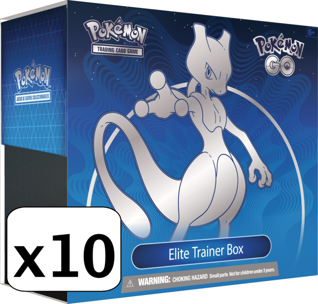 SWSH10.5 POKEMON GO ELITE TRAINER BOX - CASE (10 ETB)