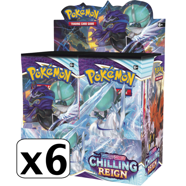 CHILLING REIGN (6) BOOSTER BOX CASE (2021)