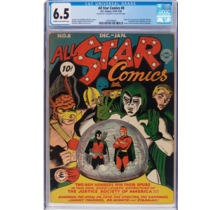 ALL STAR COMICS #8 CGC 6.5 ORIGIN & 1ST APPEARANCE OF WONDER WOMAN CGC #1295359001