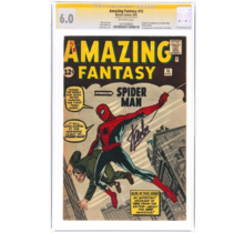 AMAZING FANTASY #15 6.0   1ST APP OF SPIDER-MAN  SS STAN LEE #1017438001
