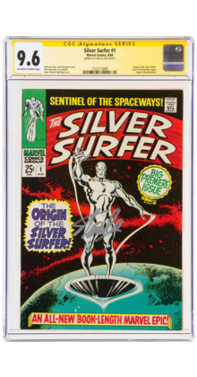 Silver Surfer #1 CGC 9.6 SS Stan Lee Signed Origin Of The Silver Surfer CGC #1323173009