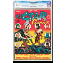 ALL STAR COMICS #11 CGC 9.4 1ST WONDER WOMAN COVER IN TITLE! CGC #0626215003