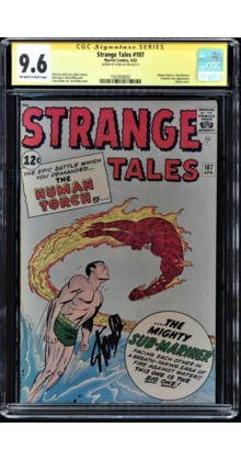 STRANGE TALES #107 CGC 9.6 OWW SS STAN LEE SIGNED CGC #1507059002