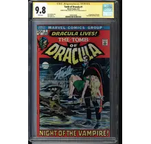 TOMB OF DRACULA #1 CGC 9.8 SS SIGNED 2X's STAN LEE AND NEAL ADAMS #1604520008