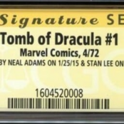 TOMB OF DRACULA #1 CGC 9.8 SS SIGNED 2X's STAN LEE AND NEAL ADAMS #1604520008