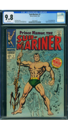 SUB-MARINER #1 CGC 9.8 WHITE PAGES HIGHEST GRADED ORIGIN RETOLD #3995748001