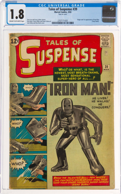 TALES OF SUSPENSE #39 CGC 1.8 2707171001