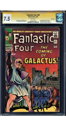 FANTASTIC FOUR #48 CGC 7.5 WHITE UK SS SINGLE HIGHEST GRADED CGC #1032002021