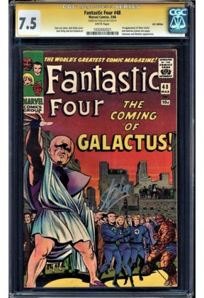 FANTASTIC FOUR #48 CGC 7.5 WHITE UK SS SINGLE HIGHEST GRADED CGC #1032002021