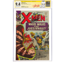 X-MEN #13 CGC 9.4 OWW SS 2X's STAN LEE, SINNOTT 2ND APP JUGGERNAUT #1428410005