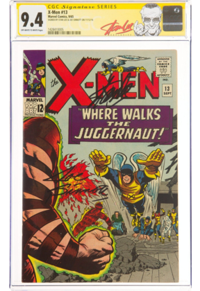 X-MEN #13 CGC 9.4 OWW SS 2X's STAN LEE, SINNOTT 2ND APP JUGGERNAUT #1428410005
