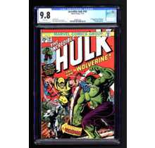 INCREDIBLE HULK #181 CGC 9.8 WHITE 1ST FULL APP WOLVERINE CGC #4588971012