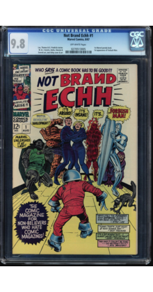 NOT BRAND ECHH #1 CGC 9.8 1ST MARVEL PARODY ISSUE #0270513005
